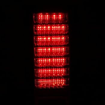 Amazon | SPPC レッド/クリア LED テールライト ハマー H2用